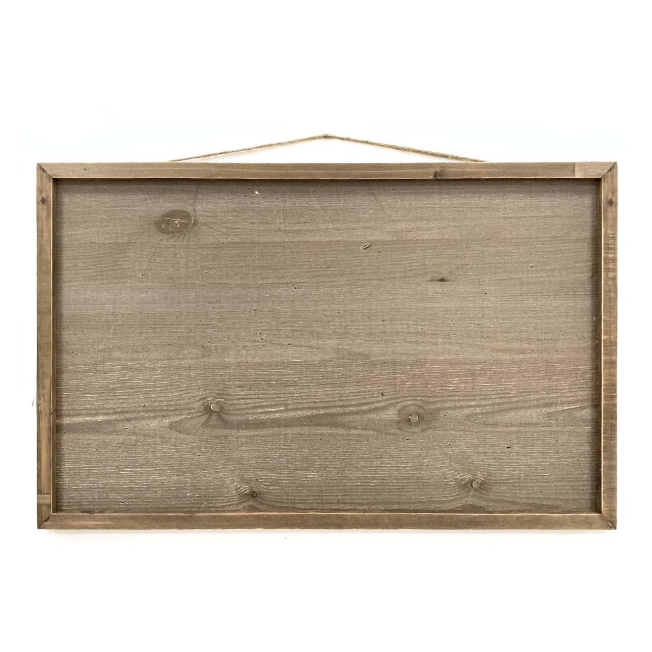 4 Pack: 27" x 17" Framed Brownwash Wood Plaque by Make Market®